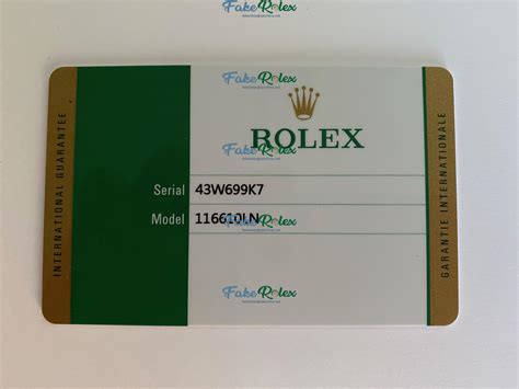 is rolex card warranty fake|rolex warranty card checklist.